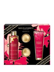 Kinkekomplekt naistele Baylis & Harding Boudiore Cherry Blossom Luxury Bathing Treats: vannipallid 2 x 75 g + dušikreem 300 ml + käte- ja ihupiim 200 ml hind ja info | Dušigeelid, õlid | hansapost.ee