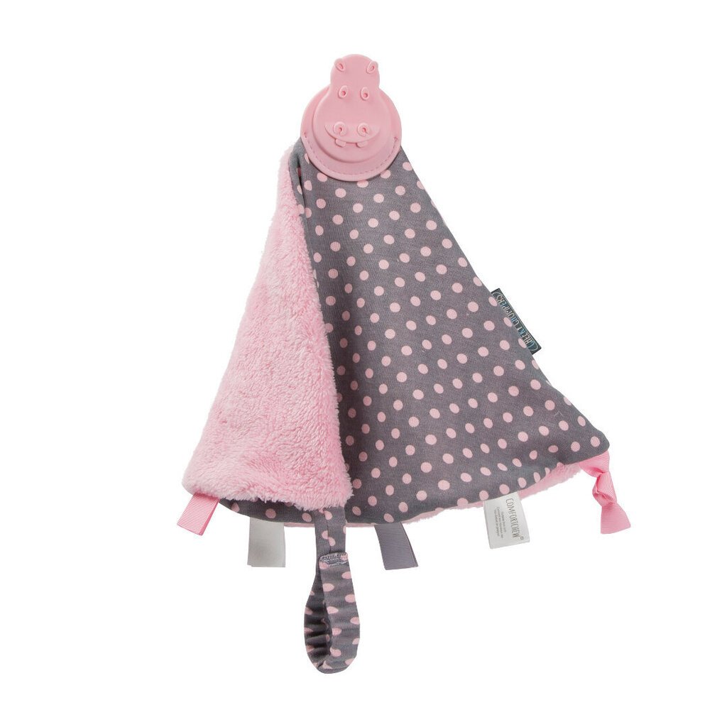 CHEEKY CHOMPERS närimisrätt Polka Dot Pink 035 hind ja info | Beebide mänguasjad | hansapost.ee