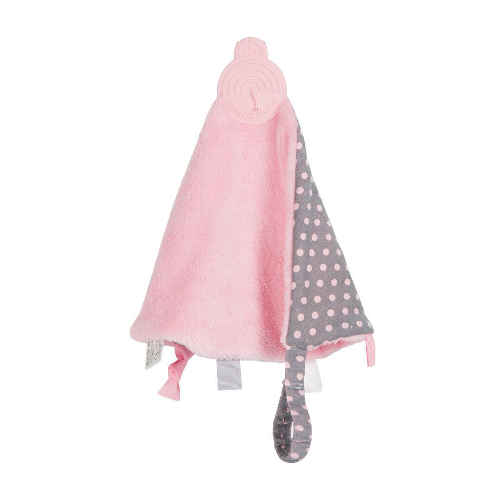 CHEEKY CHOMPERS närimisrätt Polka Dot Pink 035 hind ja info | Beebide mänguasjad | hansapost.ee