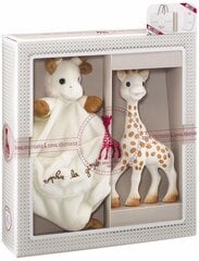 Vulli жираф набор прорезыватель для зубов Sophie la Girafe + мягкая игрушка для сна 000003 цена и информация | Vulli Игрушки | hansapost.ee