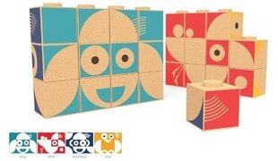 Klotsid Elou Puzzle Block hind ja info | Beebide mänguasjad | hansapost.ee