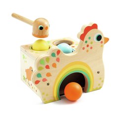 Toksimise mänguasi - Kana, Djeco DJ06305 hind ja info | Beebide mänguasjad | hansapost.ee