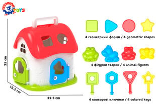 Развивающийся домик с формочками цена и информация | Игрушки для малышей | hansapost.ee