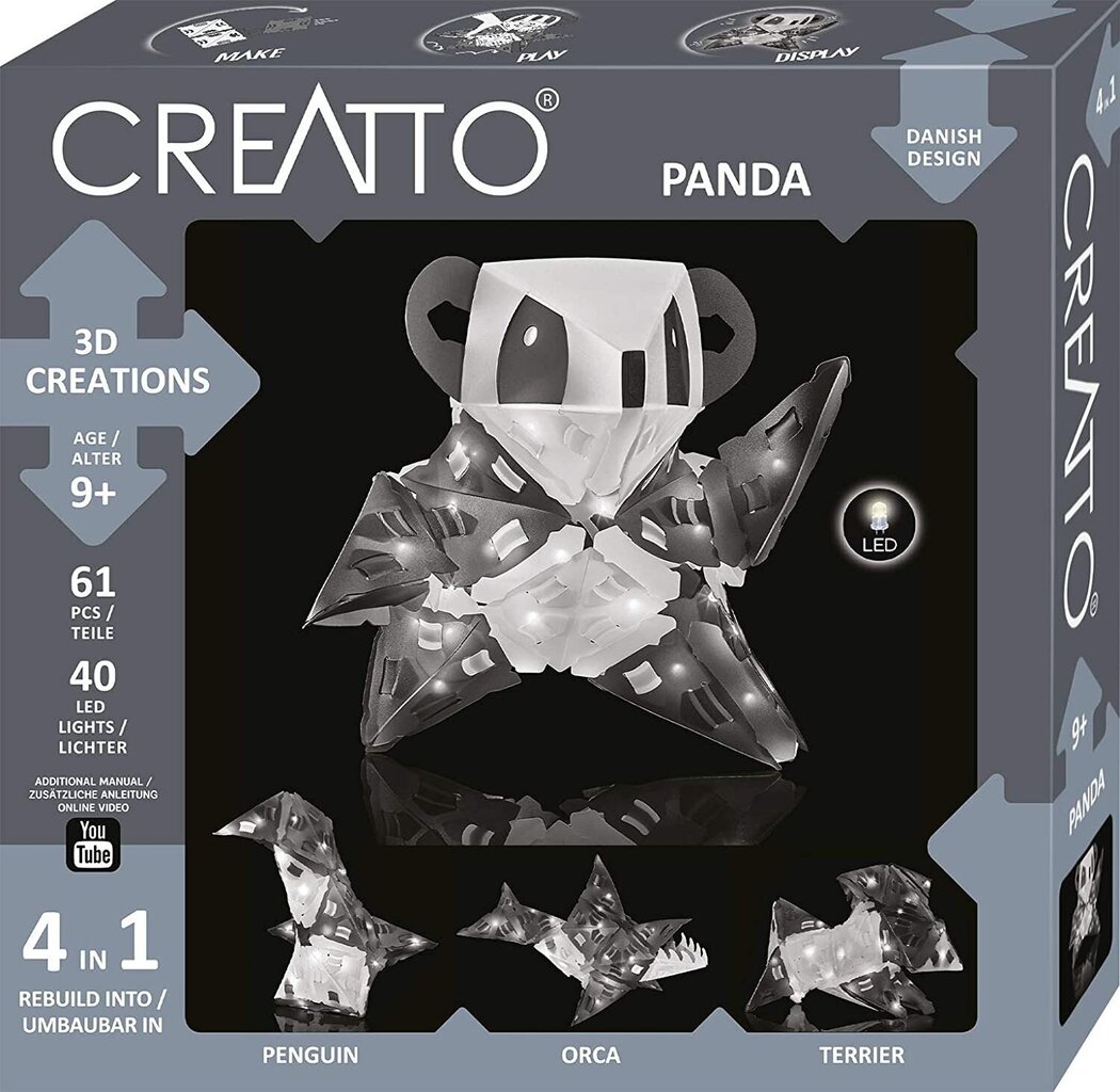Creatto Panda loovkomplekt, 9-aastane+ hind ja info | Arendavad laste mänguasjad | hansapost.ee