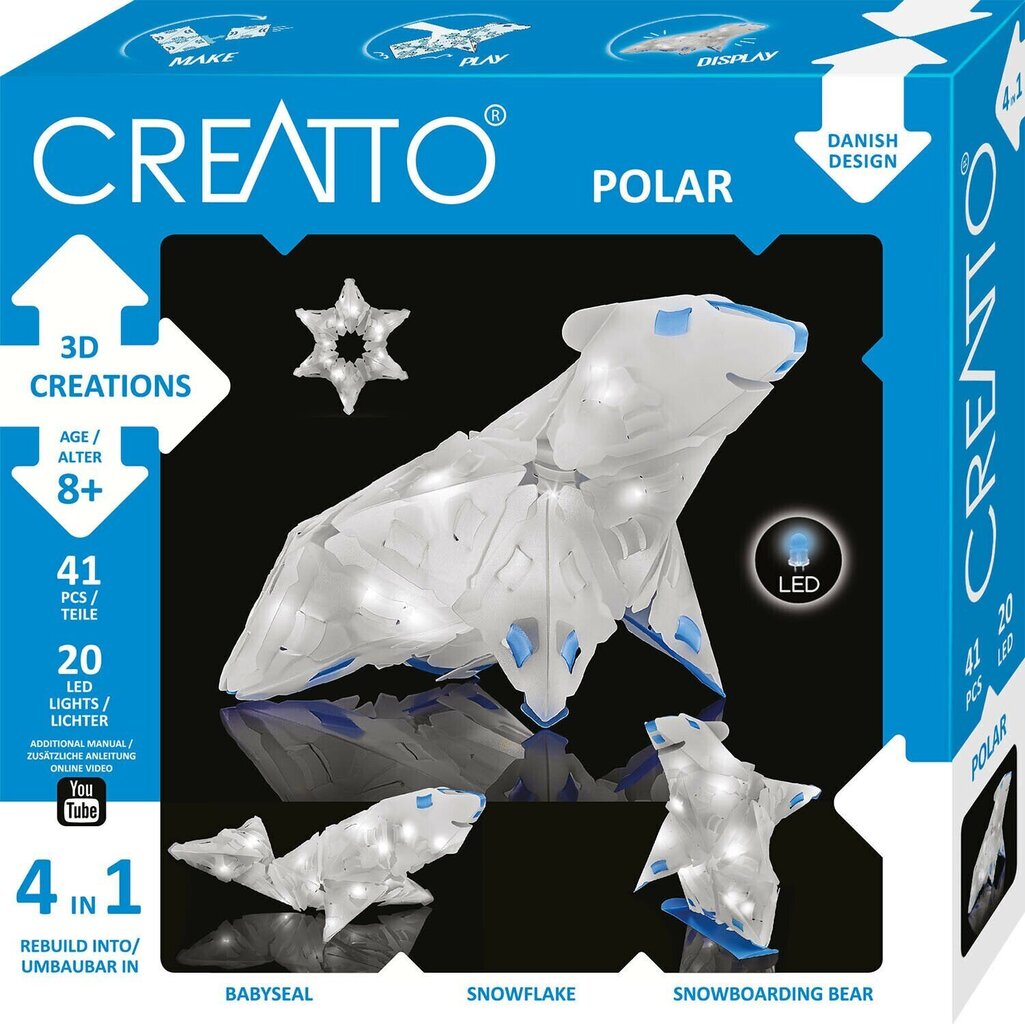 Loominguline komplekt Creatto Polar, 8+ aastat цена и информация | Arendavad laste mänguasjad | hansapost.ee