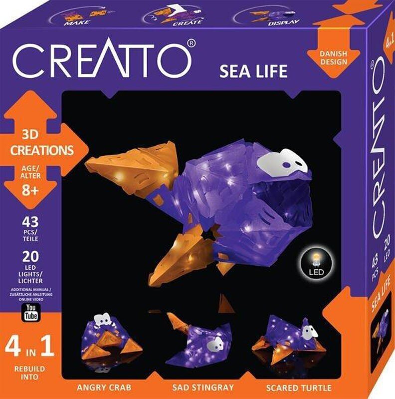 Loominguline komplekt Creato Sea Life 8+ цена и информация | Arendavad laste mänguasjad | hansapost.ee