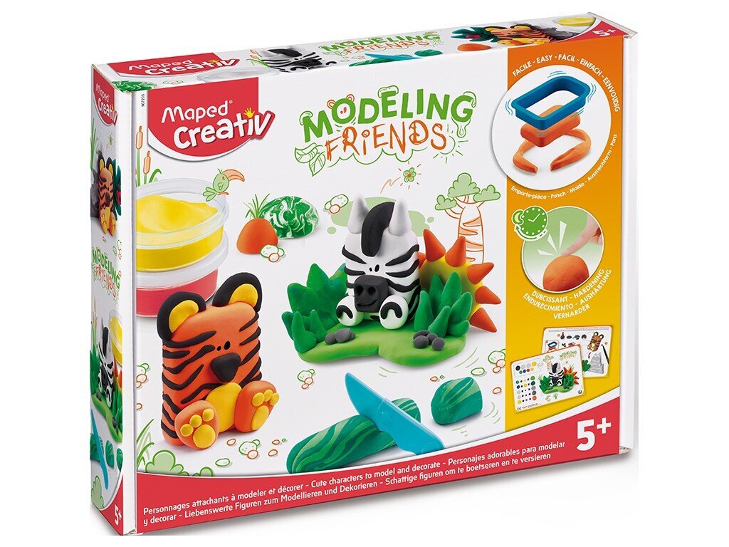 Modelleerimiskomplekt Maped Wild Friends цена и информация | Arendavad laste mänguasjad | hansapost.ee