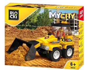 Konstruktor Blocki MyCity Mini Buldooser KB0230, 88tk hind ja info | Klotsid ja konstruktorid | hansapost.ee