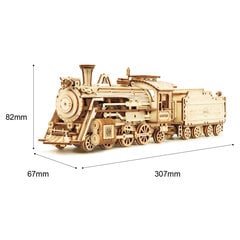 Robotime Prime Steam Express 3D pusle hind ja info | Klotsid ja konstruktorid | hansapost.ee