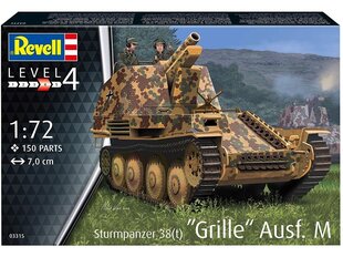 Mudeltank, Revell - Sturmpanzer 38(t) Grille Ausf. M, 1/72, 03315 цена и информация | Конструкторы и кубики | hansapost.ee