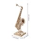 Robotime 3D puidust konstruktor Saxophone hind ja info | Klotsid ja konstruktorid | hansapost.ee