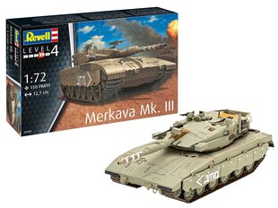 Revell mudelikomplekt - Merkava Mk.III, 1/72, 03340 hind ja info | Klotsid ja konstruktorid | hansapost.ee