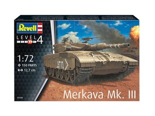 Сборная пластиковая модель Revell - Merkava Mk.III, 1/72, 03340 цена и информация | Конструкторы и кубики | hansapost.ee