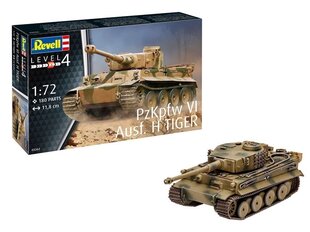 Revell mudelikomplekt - PzKpfw VI Ausf. H Tiger, 1/72 03262 цена и информация | Конструкторы и кубики | hansapost.ee