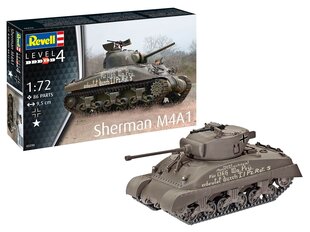 Revell - Sherman M4A1, 1/72, 03290 цена и информация | Конструкторы и кубики | hansapost.ee