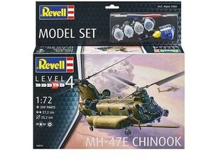 Сборная пластиковая модель Revell - CH-47D Chinook подарочный набор, 1/144, 63825 цена и информация | Конструкторы и кубики | hansapost.ee