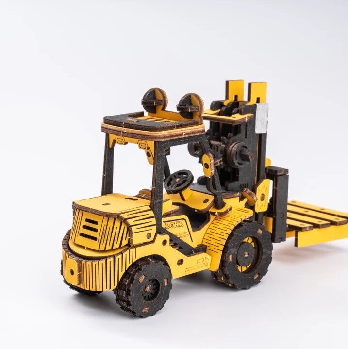 3D puidust konstruktor Robotime Forklift hind ja info | Klotsid ja konstruktorid | hansapost.ee