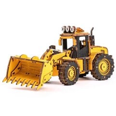 3D puidust konstruktor Front-end Loader hind ja info | Klotsid ja konstruktorid | hansapost.ee