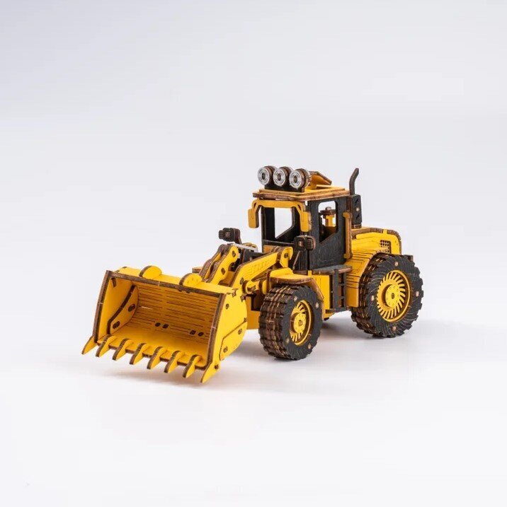 3D puidust konstruktor Front-end Loader цена и информация | Klotsid ja konstruktorid | hansapost.ee