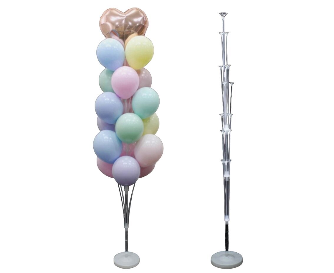 Õhupalli hoidja 19 õhupallile, kõrgus 162 cm GA-SB19 цена и информация | Peokaunistused ja dekoratsioonid | hansapost.ee