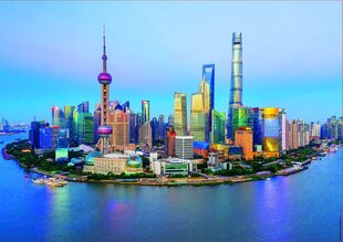 Pusle Educa Shanghai al Atardecer, 1000 tk hind ja info | Pusled lastele ja täiskasvanutele | hansapost.ee