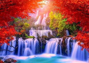 Pusle Educa Waterfall in Thailand, 2000 tk цена и информация | Пазлы | hansapost.ee