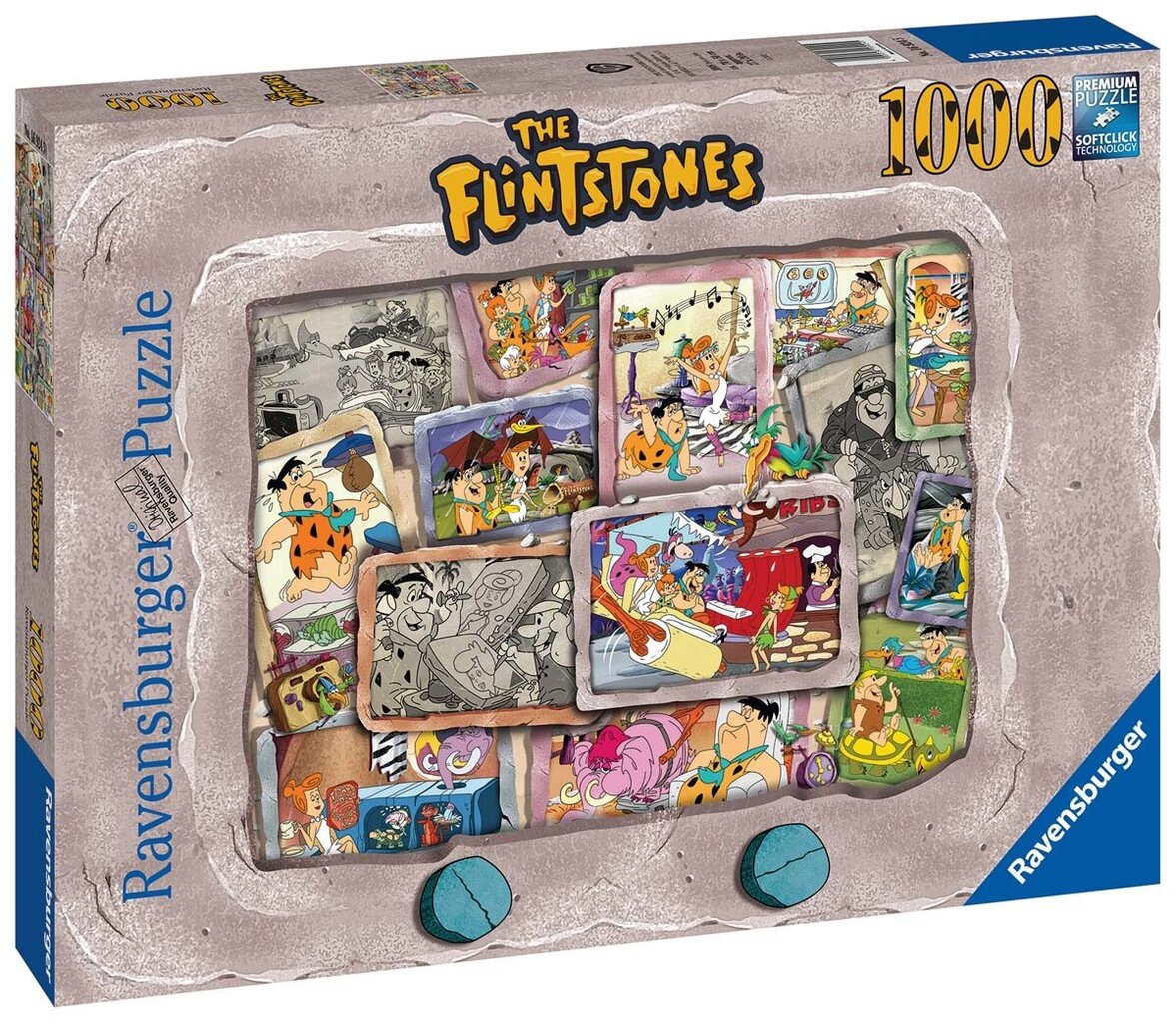 Pusle Ravensburger Flintstones, 1000 tk. цена и информация | Pusled lastele ja täiskasvanutele | hansapost.ee