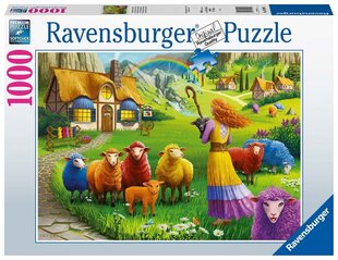 Ravensburgeri pusle Happy Sheep Yarni pood 1000 tk 16949 hind ja info | Pusled lastele ja täiskasvanutele | hansapost.ee