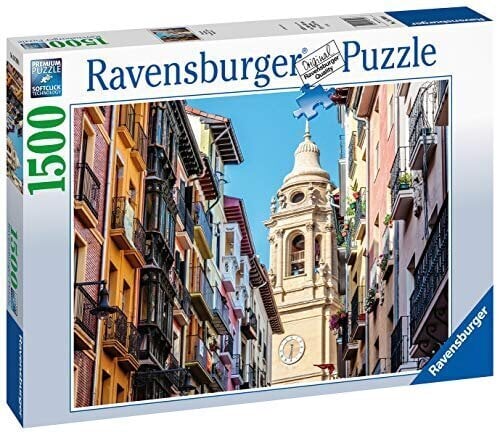 Ravensburgeri mõistatus 16709 - Pamplona - 1500 tükki, mõistatus täiskasvanutele ja lastele alates 14 -aastat - mõistatus linnamotiiviga hind ja info | Pusled lastele ja täiskasvanutele | hansapost.ee