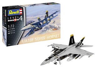 Сборная пластиковая модель Revell - F/A18F Super Hornet, 1/72, 03834 цена и информация | Конструкторы и кубики | hansapost.ee
