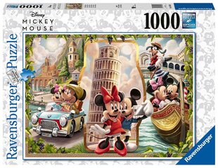 Ravensburger Puzzle DMM: Отпуск Mickey & Minni1000p 16505 цена и информация | Пазлы | hansapost.ee