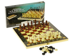 Шахматы, шашки, нарды из дерева цена и информация | Настольные игры | hansapost.ee