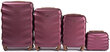 4-osaline kohvrite komplekt Wings 402-4, punane цена и информация | Kohvrid, reisikotid | hansapost.ee