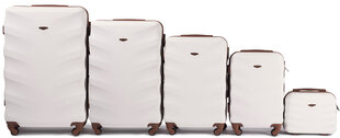 Комплект чемоданов Wings 402-5, 5 шт., белый цена и информация | Чемоданы, дорожные сумки | hansapost.ee