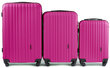 3-osaline kohvrite komplekt Wings 2011-3, roosa hind ja info | Kohvrid, reisikotid | hansapost.ee