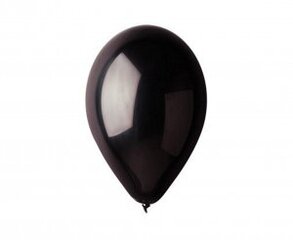 Lateks õhupallid, must, 30 cm, 100 tk. hind ja info | Õhupallid | hansapost.ee
