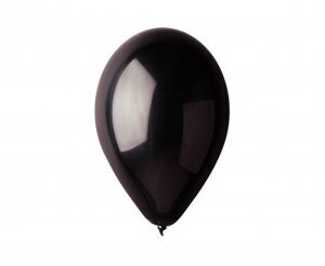 Lateks õhupallid, must, 30 cm, 100 tk. цена и информация | Õhupallid | hansapost.ee