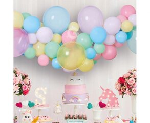 Гирлянда из воздушных шаров, цветные шары пастельных цветов цена и информация | Шары | hansapost.ee