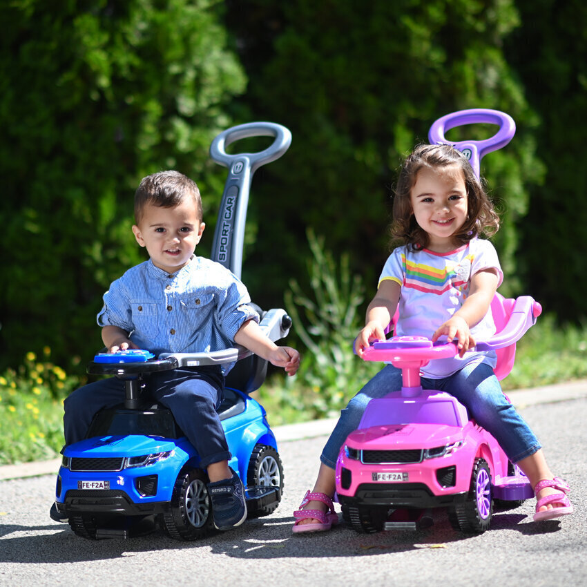 Lükatav auto käepidemega lastele Lorelli OFF ROAD, sinine hind ja info | Beebide mänguasjad | hansapost.ee