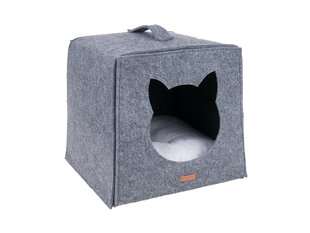 Лежак для кошки Amiplay Cube Quick Press 2в1, 38x38x36 см цена и информация | Лежаки, домики | hansapost.ee
