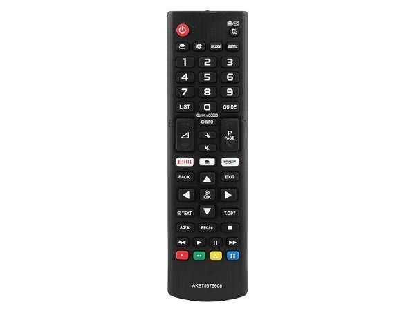 HQ LXP05608 LG TV remote control LCD / LED AKB75375608 Smart / Netflix / Black цена и информация | Nutitelerite lisatarvikud | hansapost.ee