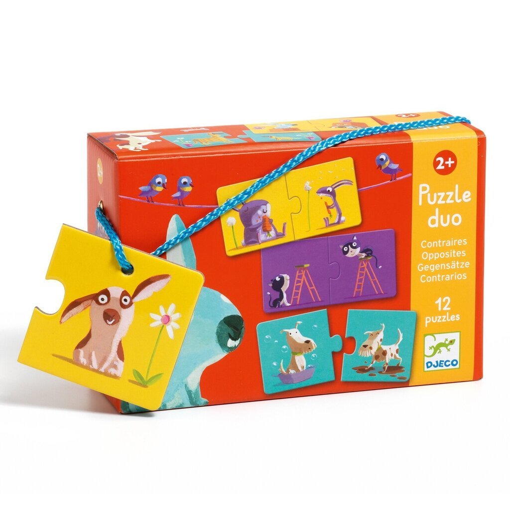 Pusle Djeco puzzle Vastandid, DJ08162 price and information | Beebide mänguasjad | hansapost.ee