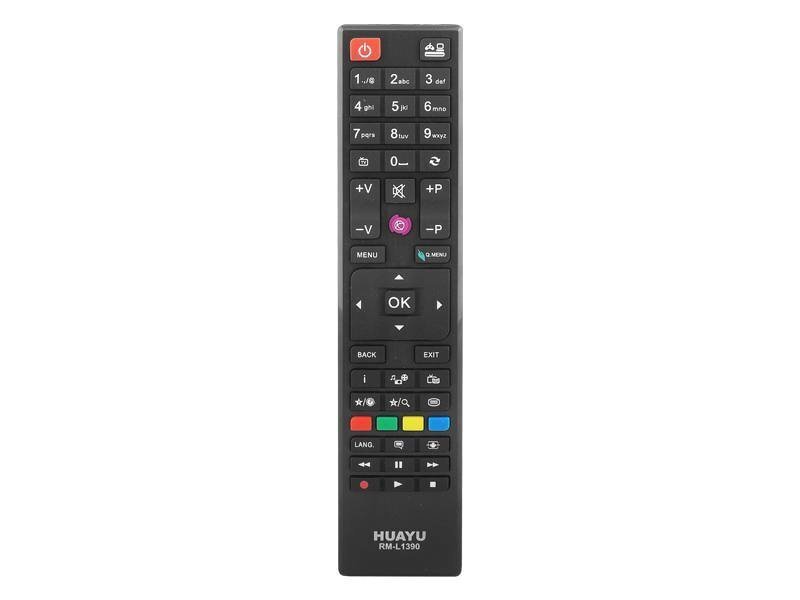 HQ LXP1390 TV remote control LCD Vestel / Finlux / Hyundai / Telefunken / RM-L1390 / Black цена и информация | Nutitelerite lisatarvikud | hansapost.ee