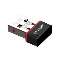 EDUP EP-AX300 Nano USB-адаптер WiFi 6 286Mbps / 802.11ax / ALC8800 цена и информация | EDUP Aксессуары для компьютеров | hansapost.ee