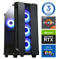 INTOP AQUA Ryzen 7 7700X 16GB DDR5 500SSD M.2 NVME RTX4060Ti 8GB no-OS