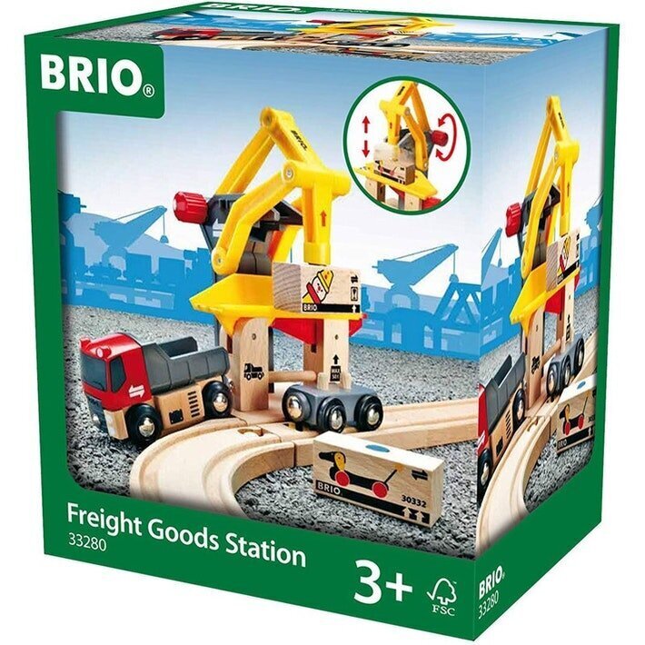 Kaubajaam Brio Railway, 33280 цена и информация | Mänguasjad poistele | hansapost.ee
