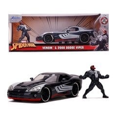 JADA Marvel Car Venom 2008 Dodge Viper  1:24 цена и информация | Игрушки для мальчиков | hansapost.ee