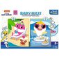 Pusle Baby Maxi 2x10 tükki rõõmsameelne Shark Day, Baby Shark цена и информация | Pusled lastele ja täiskasvanutele | hansapost.ee