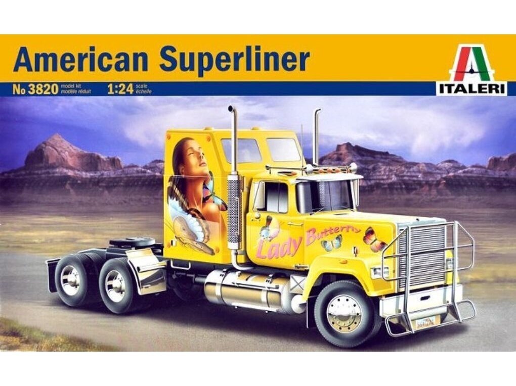 Italeri - American Superliner, 1/24, 3820 цена и информация | Klotsid ja konstruktorid | hansapost.ee