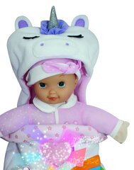 Кукла-ребенок со спальником, светом и звуком Bambolina, FB375 цена и информация | Игрушки для малышей | hansapost.ee